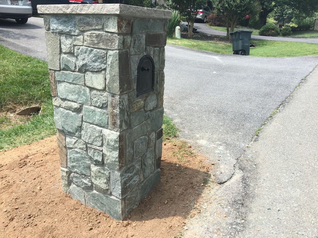 Stone Mailbox by Professional Stonework